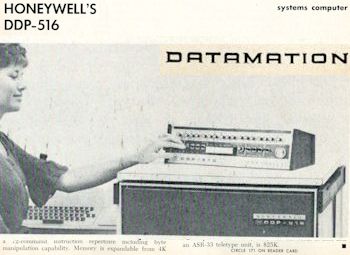 Datamation November 1966 Honeywell's DDP-516