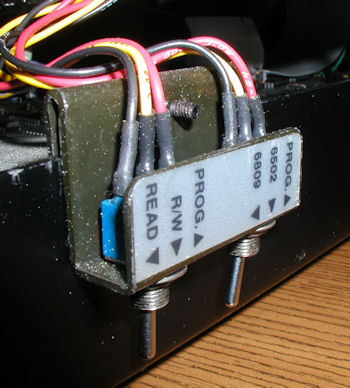 CBM SuperPET Switch Settings for 6809 Mode