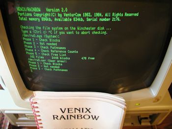 Rainbow VENIX boot screen