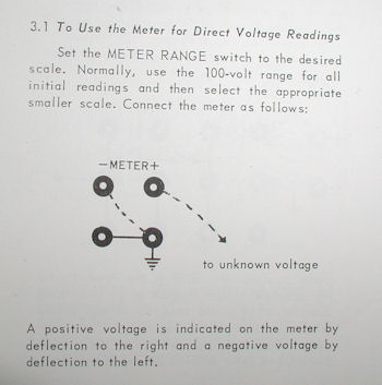 Donner 3500 Direct Voltage Reading Diagram