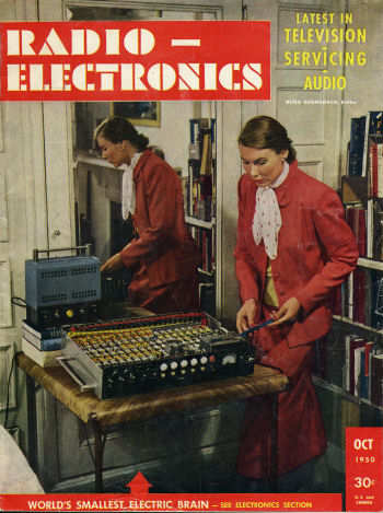 Radio-Electronics October 1950 Front Cover