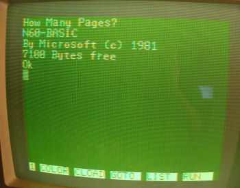 NEC PC 6001A BASIC