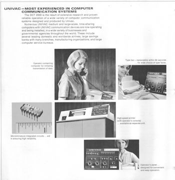 UNIVAC DTC 2000 info
